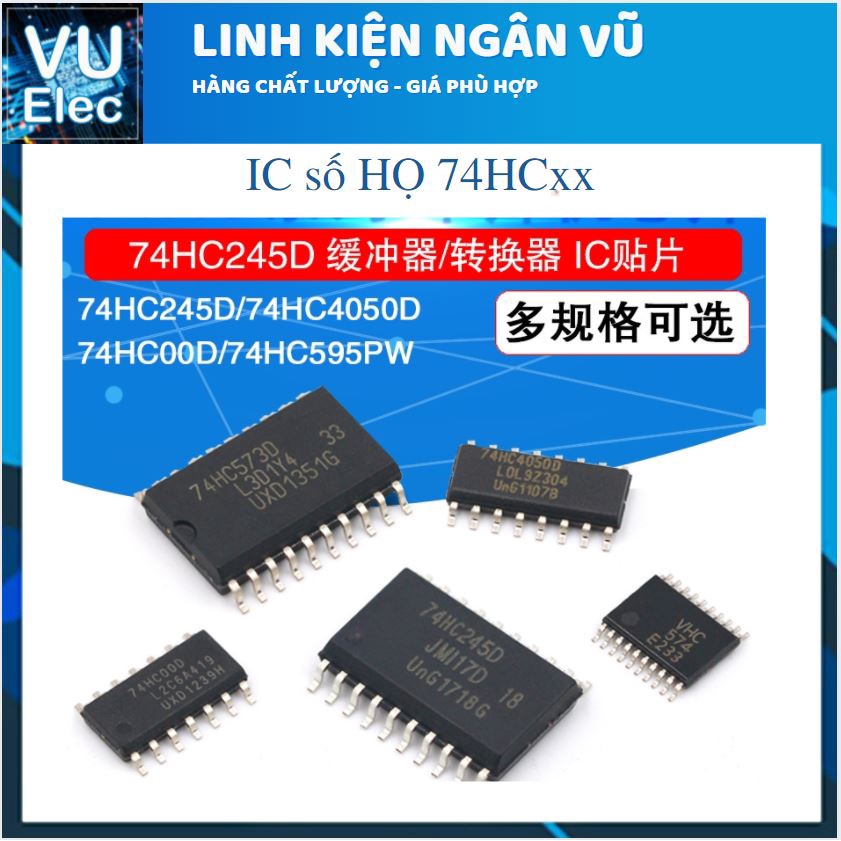 74HC595 - Họ 74HC IC số các loại