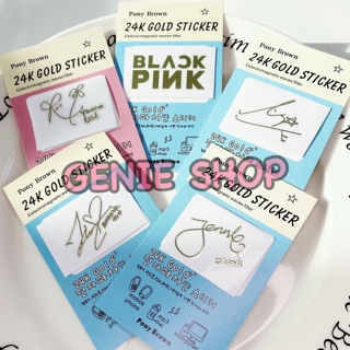 *Có-Sẵn tặng lomo* ẢNH STICKER BLACKPINK CHỮ KÝ BLACK PINK JISOO JENNIE ROSE LISA hình dán