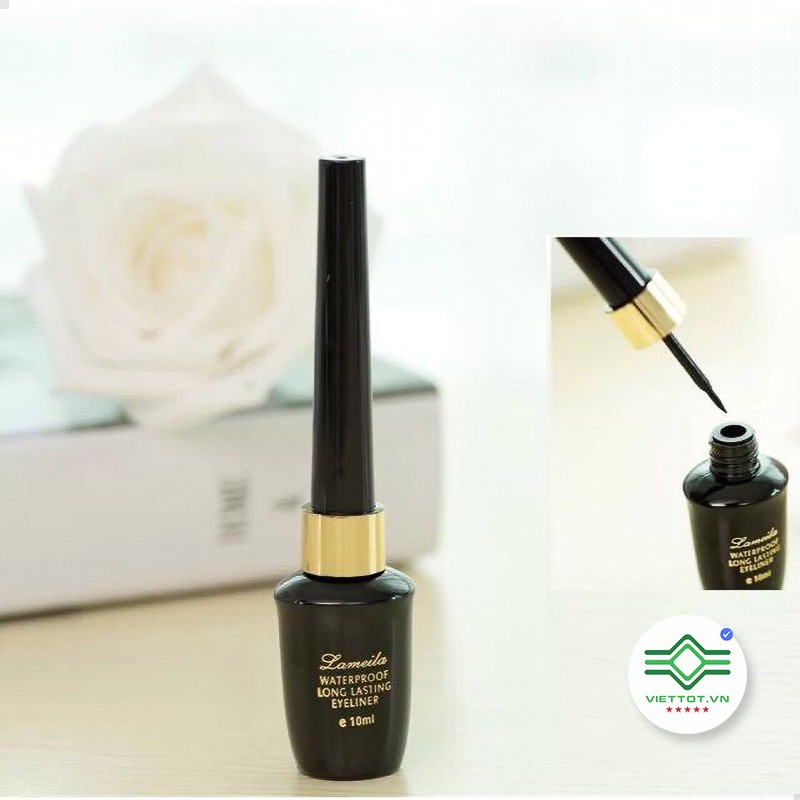 Kẻ mắt nước Waterproof Eyeliner 10ml Lameila VT033