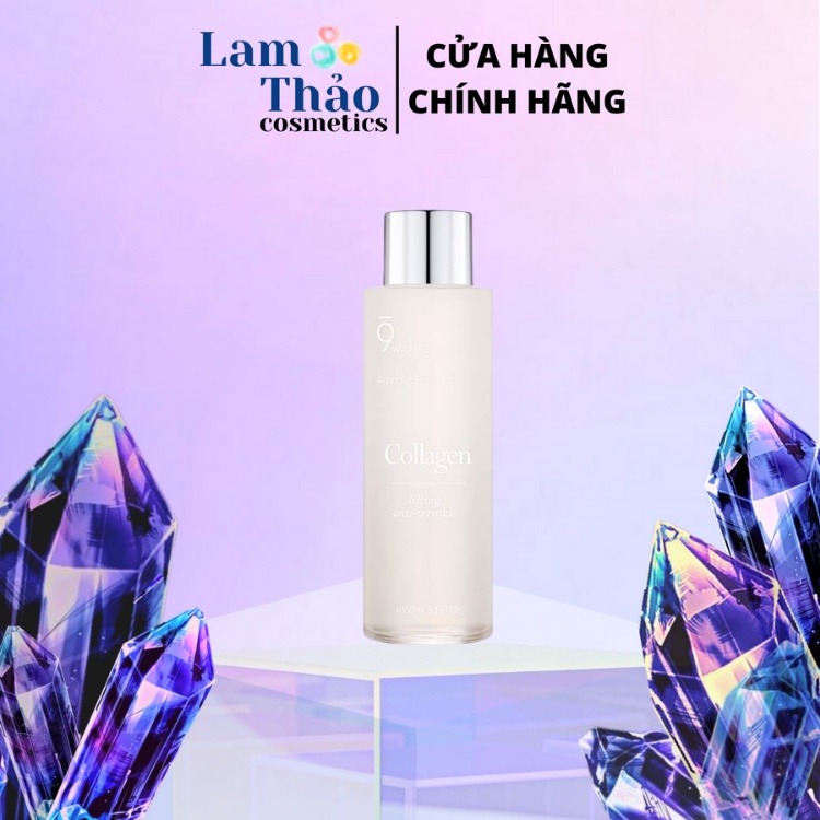 [DATE 9/2023] Dưỡng Chất Cải Thiện Nếp Nhăn 9 Wishes Collagen Ampule Essence