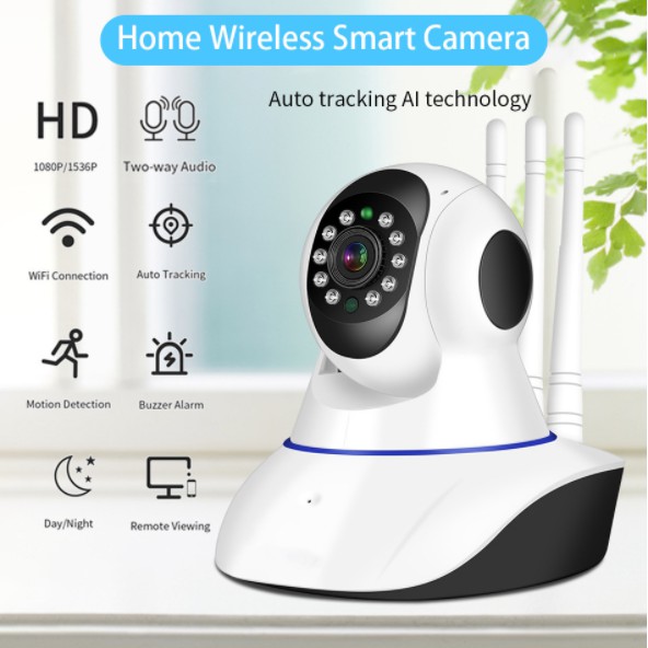 Camera Yoosee 3 Râu 2021 3.0MPX FULL HD , CAMERA IP , CAMERA KHÔNG DÂY , GHI HÌNH , ĐÀM THOẠI , BÁO ĐỘNG