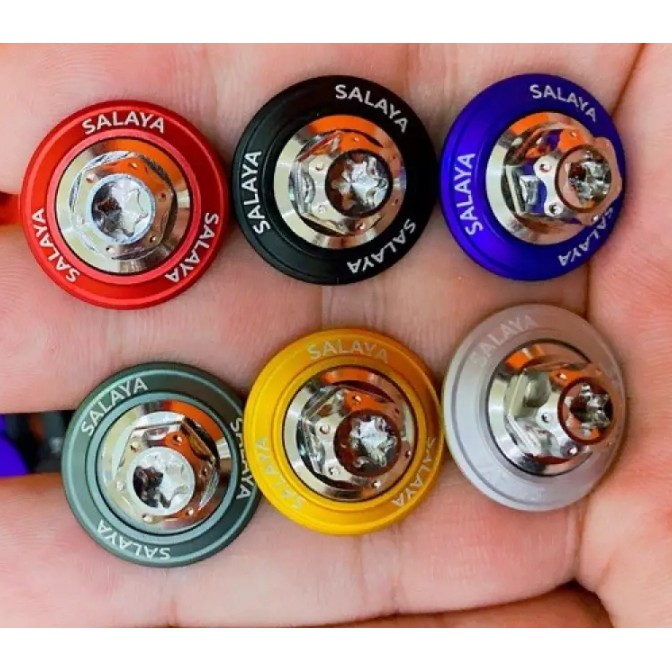 Lông đền nhôm salaya, ốc salaya, ốc áo salaya , ốc lốc salaya, full ốc salaya ,lông đền salaya đủ màu sắc