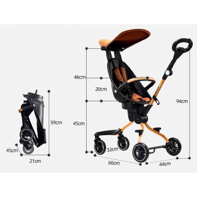 Dòng xe đẩy cao cấp nhất trong dòng V, xe đẩy V5