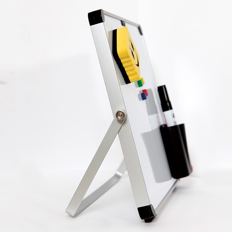 Bảng Trắng Nam Châm Hai Mặt Nhỏ Để Bàn Có Thể Tẩy Xóa Dành Cho Trẻ Em / Văn Phòng / Trường Học