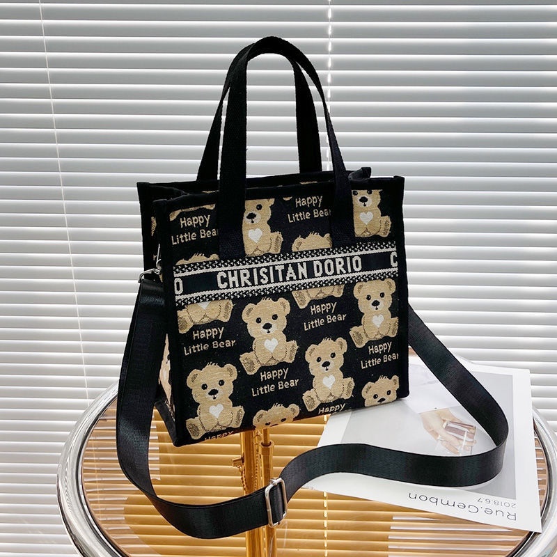 Túi Đeo Vai Vải Canvas Cỡ Lớn Phong Cách Mới Cho Nữ túi hàng hóa túi thư