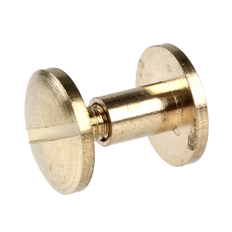 Bộ 10 Đinh Tán Bằng Đồng Thau 6mm Chuyên Dụng Cho Thắt Lưng Da
