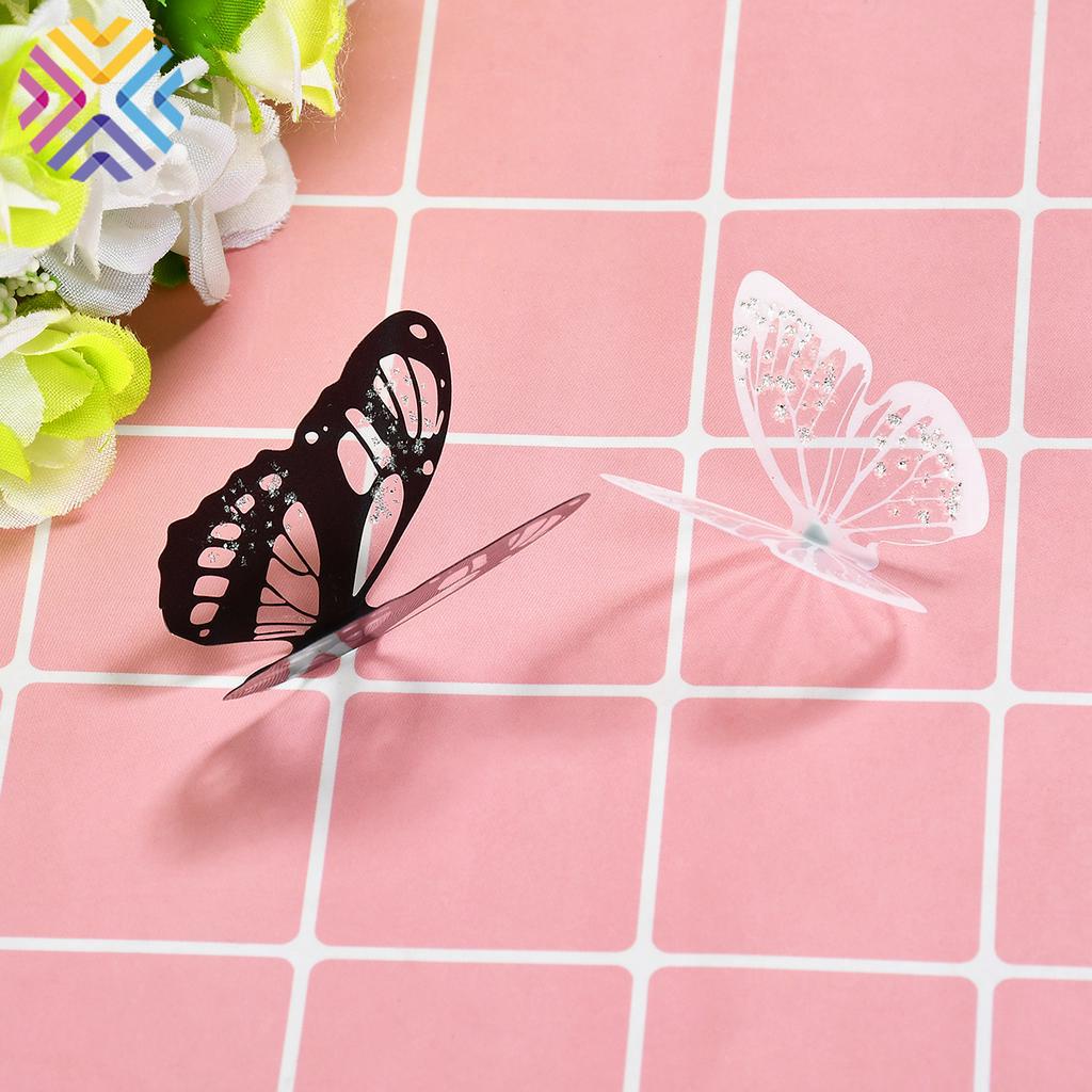 Miếng Dán Tường Trang Trí Hình Bướm 3d Jp7