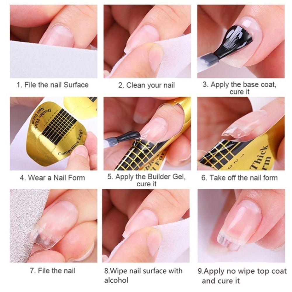 Gel Nối Dài Móng Tay UV Chuyên Dụng Nhanh Chóng 4 Màu 15ml