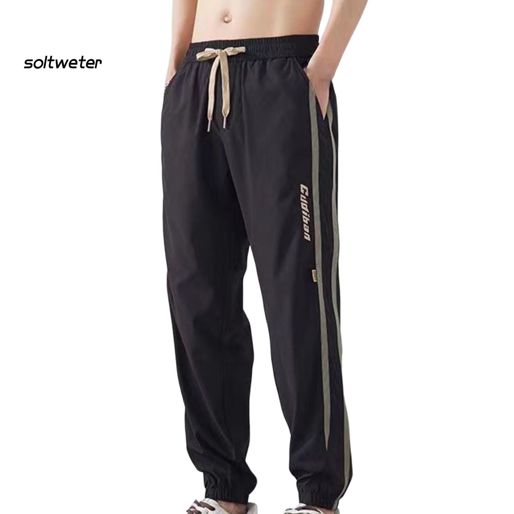 Quần Dài Lưng Vừa Buộc Dây Phong Cách Đường Phố Cá Tính Cho Nam