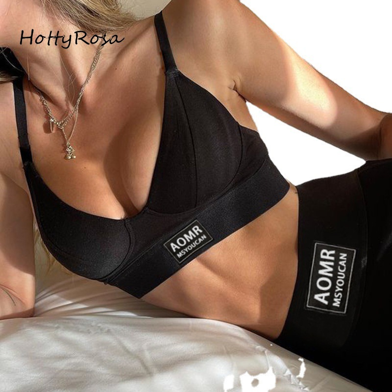 Áo Thun Thể Thao Cổ Chữ V In Chữ Cá Tính Phong Cách Châu Âu Cho Nữ | BigBuy360 - bigbuy360.vn