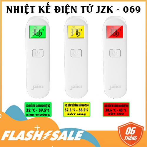Nhiệt Kế Điện Tử Hồng Ngoại JZK - 609 . Đo Trên Da - Bảo hành 6 tháng