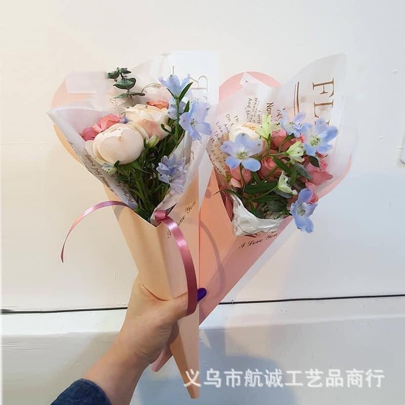túi  tim 3 bông ( 1 bịch 10 cái  )