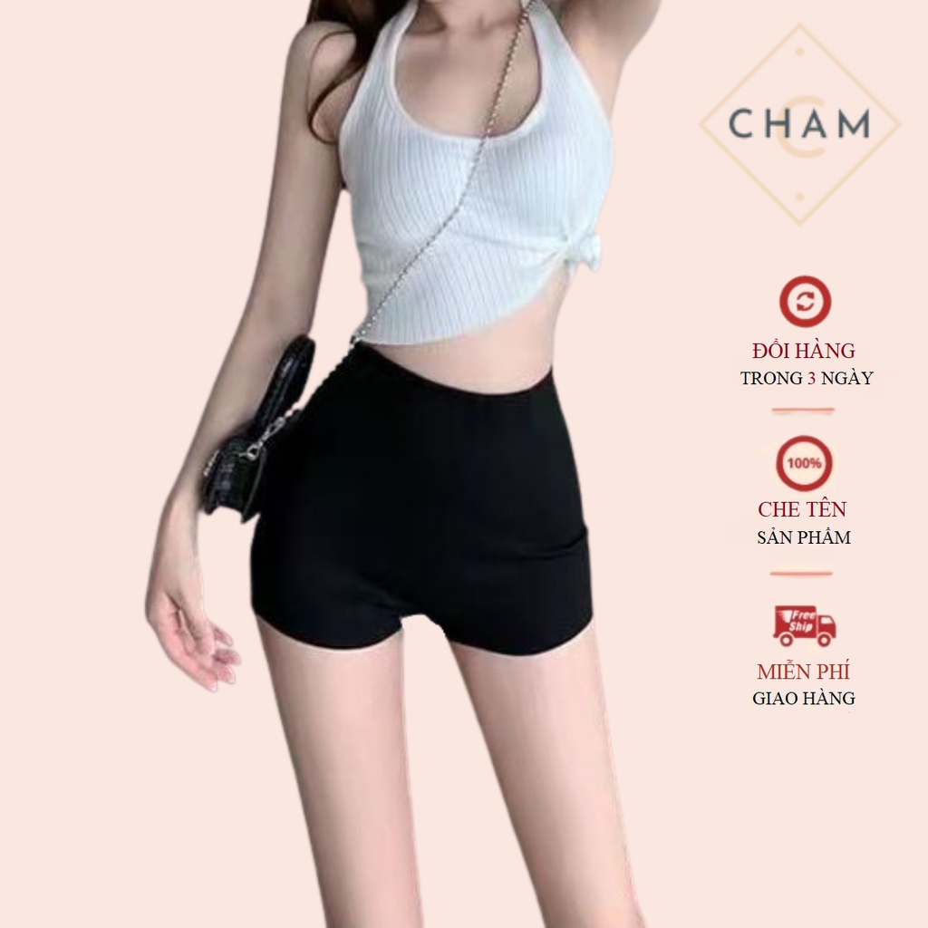 Quần legging nữ cao cấp Cham Quần đùi, ngố, dài cạp cao chống xoắn, dài lưng giữ nhiệt leggin thun ôm bó vải dày dặn