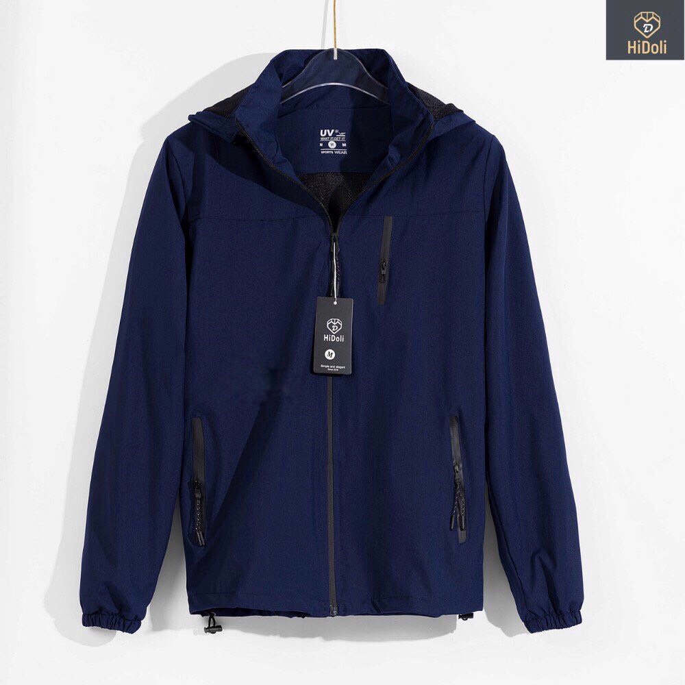 [HÀNG LOẠI ĐẸP] Áo khoác gió nam nữ unisex tráng bạc có mũ tháo rời, chống nước chống nắng cản gió Top Menswear