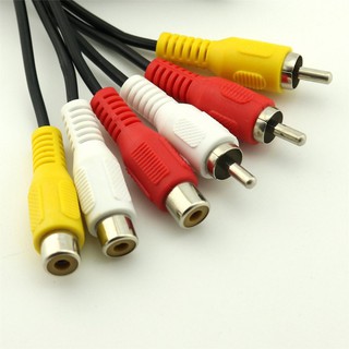 Dây Cáp AV 3 Đầu Hoa Sen Đực Ra 3 Đầu Hoa Sen Cái