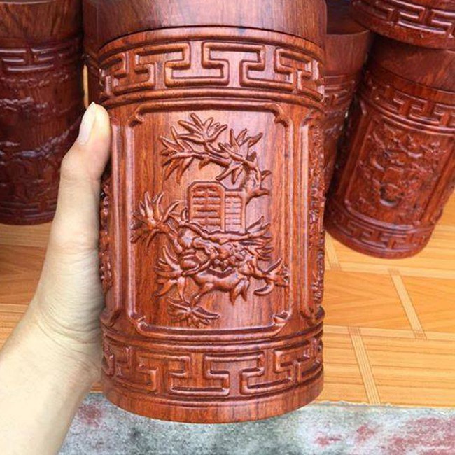 Hộp Đựng Trà  Bằng Gỗ Bách Xanh, Gỗ Hương, Cao Cấp - Xuất Khẩu