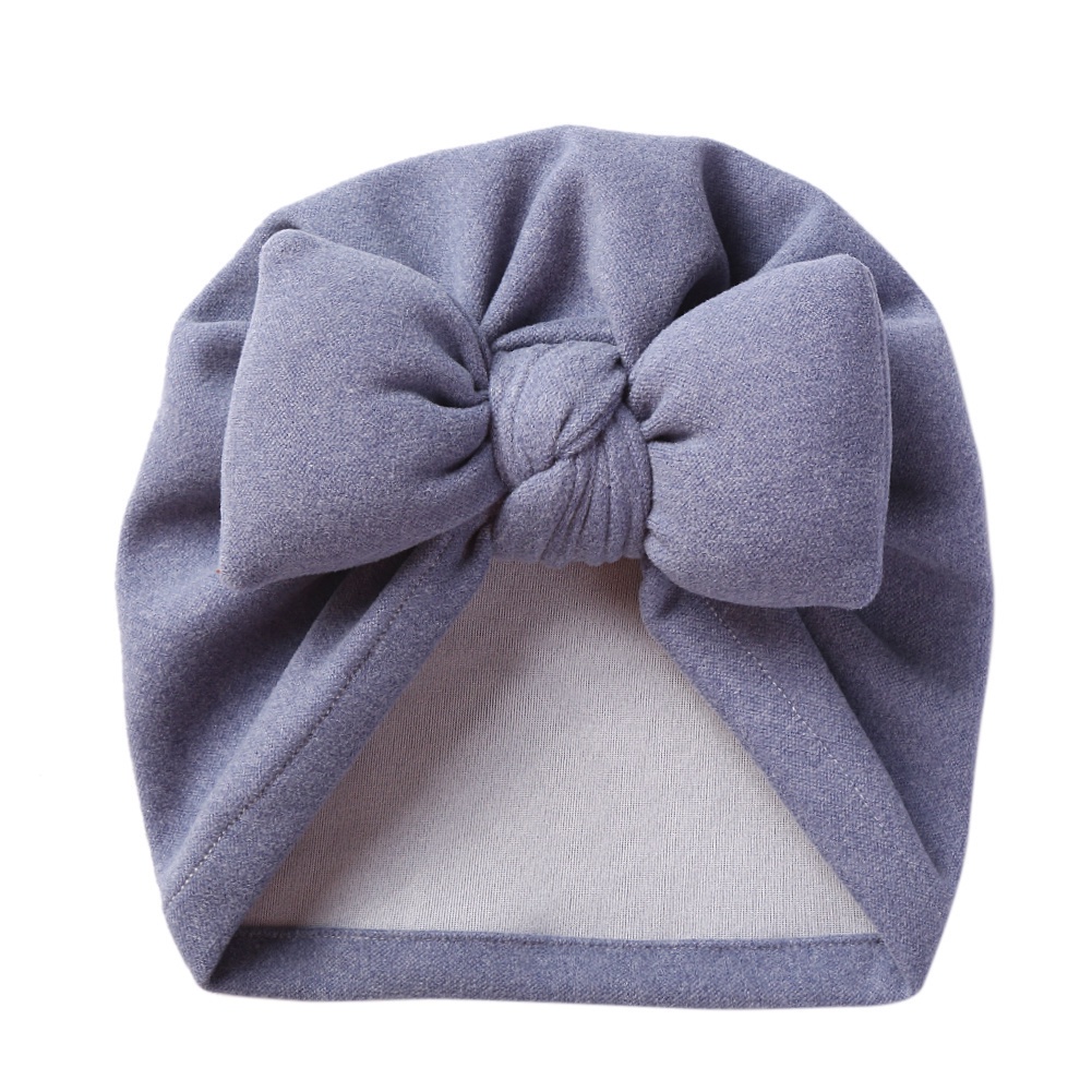 Mũ Cotton Thắt Nơ Cho Bé Từ 0-4 Tuổi