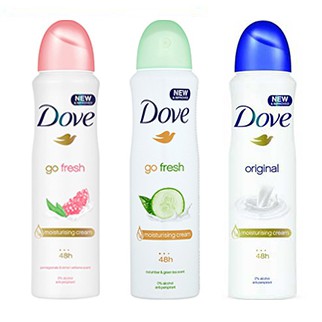 🌺🌺*Xịt khử mùi Dove Original 48h - Moisturising Cream