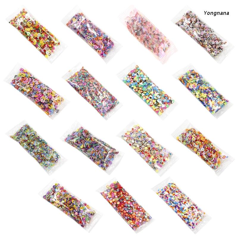 Bộ 1000 miếng đất sét hình hoa lá dùng để trang trí thủ công