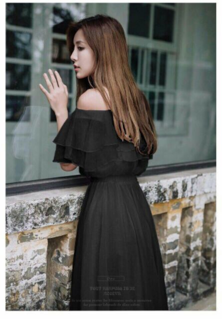 Đầm Voan Maxi Tiểu Thư, Váy Trễ Vai Trắng, Đầm Xòe SAVVY Dress