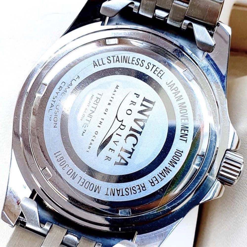 ĐỒNG HỒ NAM INVICTA PRO DIVER GREEN DIAL MEN’S WATCH