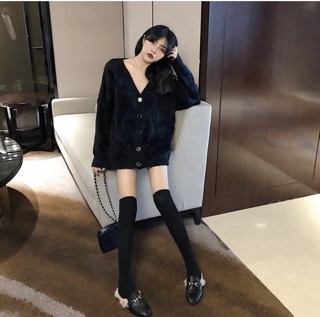 🖤 Cardigan lông thỏ 🖤 ( +2% phí shopee thu )