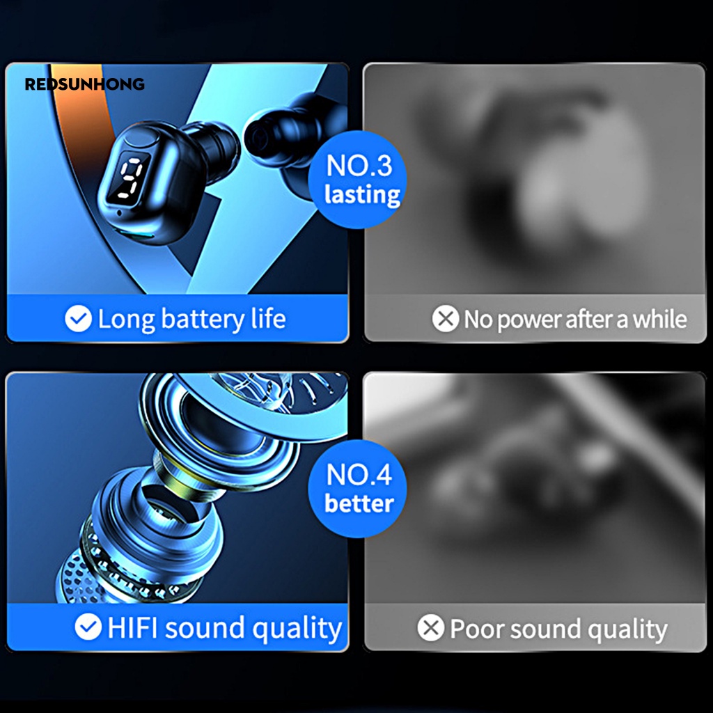 [RSH.z] Tai Nghe Không Dây Tầm Nhìn Rộng Vô Hình Thời Gian Chờ Lâu Thuận Tiện