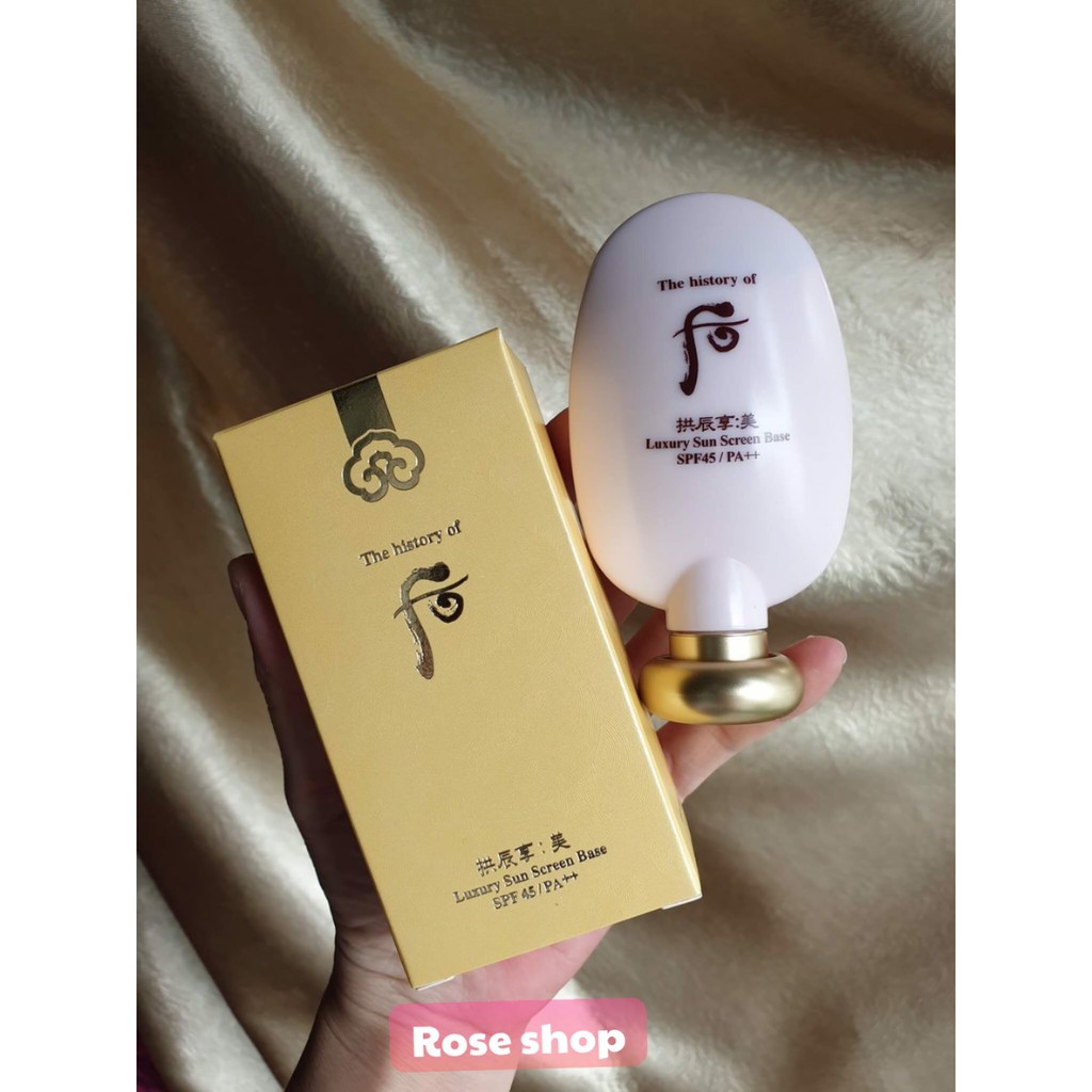 Kem Lót Whoo Luxury Sun Screen Base SPF45 ( 45ml)