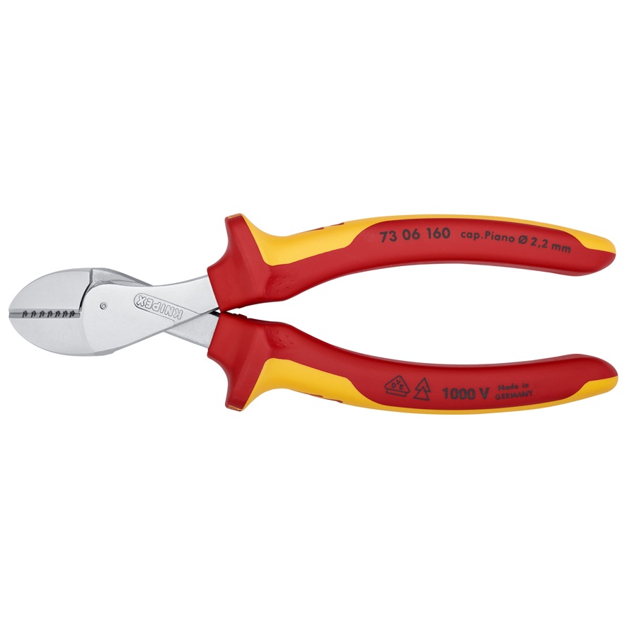 Kìm Knipex X-Cut Lưỡi Cắt 64 HRC 73 02 160 / 73 05 160/ 73 06 160/ 73 06 160 T - Sản Xuất Tại Đức