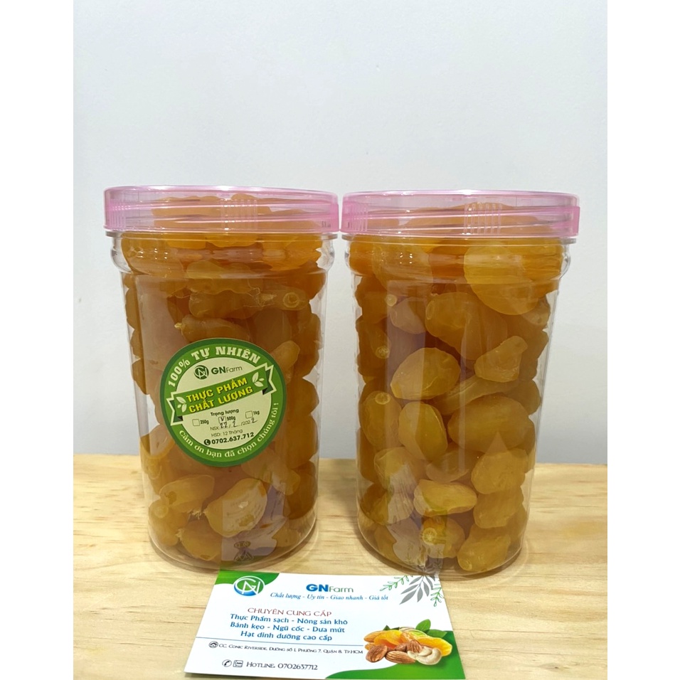 Mứt Đào Giòn Ô Mai Đào Vàng Chua Ngọt Thơm Ngon - Hộp 250g/500g