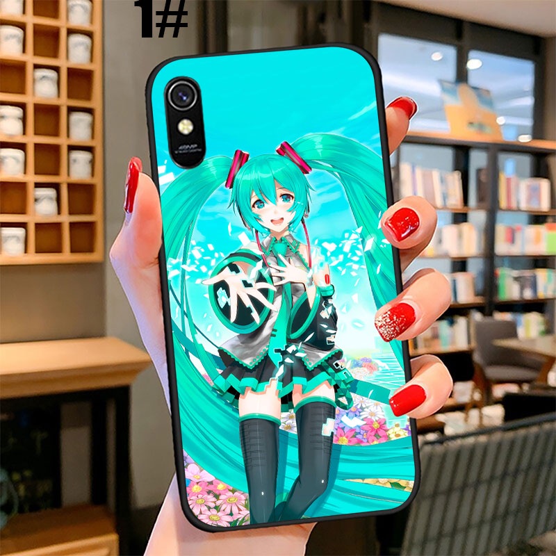 Ốp điện thoại in hình Hatsune Miku cho Xiaomi Redmi Note 8 7 Pro 10X 9A 8T 8A 8 7 UOL47