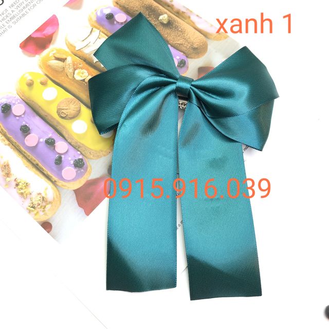 Kẹp tóc nơ Hàn Quốc, Kẹp tóc nơ ruy băng bản lớn HOT TREND
