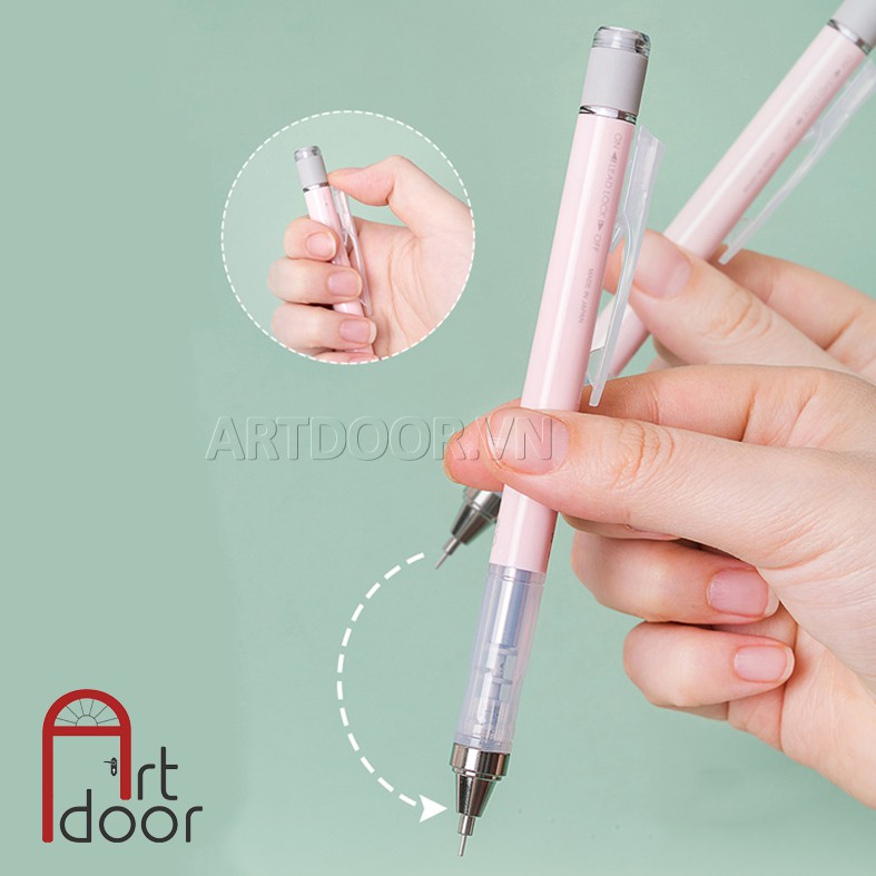 [ARTDOOR] Bút chì bấm TOMBOW Mono Graph màu Pastel (0.5 mm)