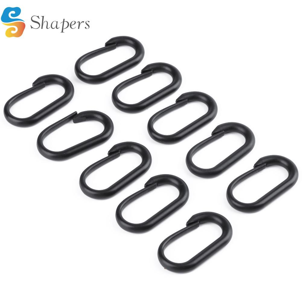 READY√S❀10pcs Carabiner Buckle Keychain U-Ring for Tactical MOLLE Webbing Backpack