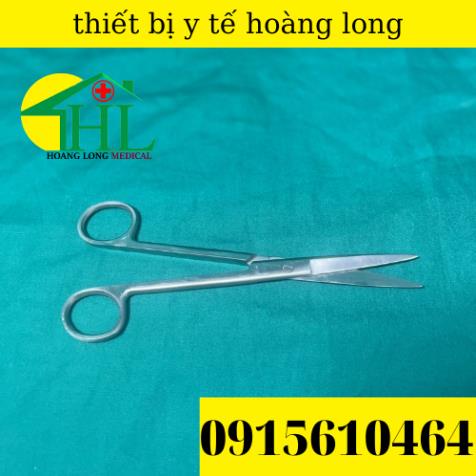 [Hàng Chính Hãng Parkistan] Kéo Y Tế Thẳng Nhọn 18cm- Kéo Cắt Chỉ