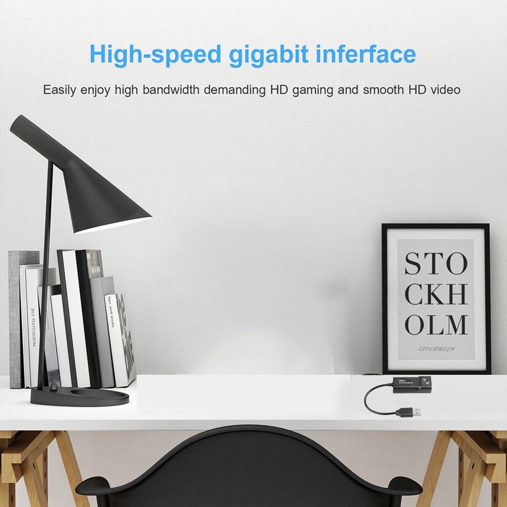 MC-USB3 0 Ethernet Adapter Network Card USB Lan Mini Network Adapter USB-A to RJ45 10/100/1000 Mbps