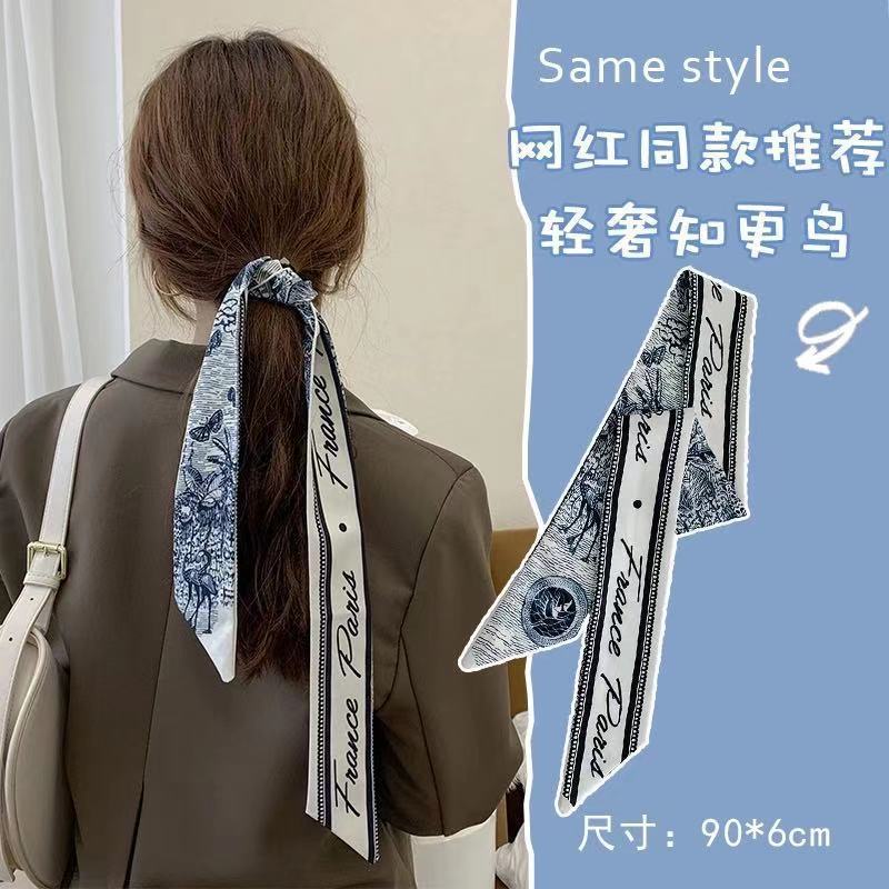 Băng Đô Nơ Họa Tiết Răng Cưa Phong Cách Hàn Quốc Dành Cho Nữ