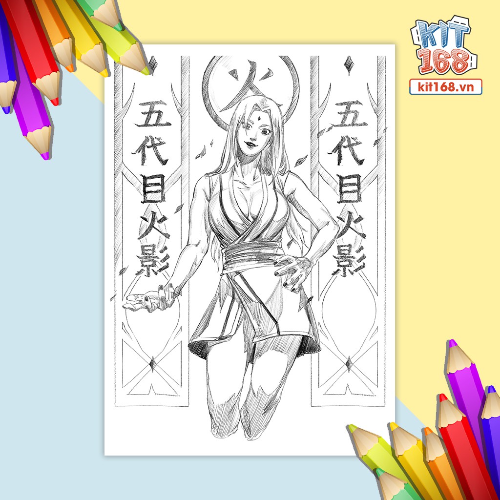 Tranh tô màu Naruto TTM-0034