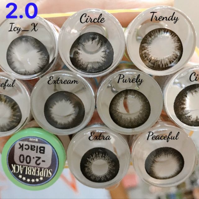 Lens độ từ 2.0 độ đến 8.0