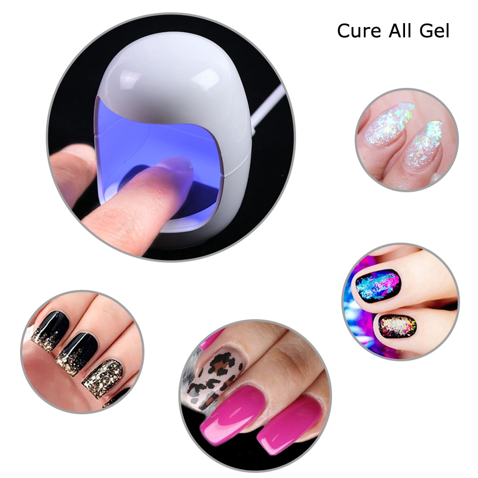 Đèn LED UV Sấy Khô Sơn Móng Tay Sử Dụng Tiện Lợi