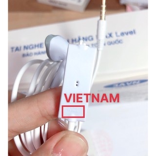 TAI NGHE DÙNG CHO ĐIỆN THOẠI SAMSUNG Y9 ZIN, CÓ HỘP, Chân cắm màu vàng - Chính Hãng bảo hành 12 tháng