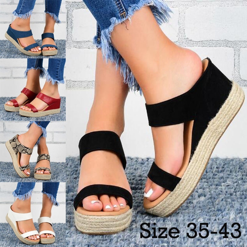 Giày Đế Xuồng Màu Trơn Size Lớn 35-43 Thời Trang Cho Nữ