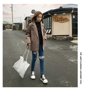 Áo khoác phong cách retro ulzzang (ảnh thật ở cuối)