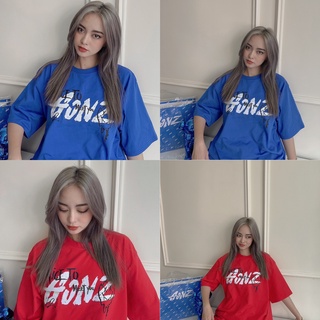 áo thun form rộng cotton oversizetee gonz ntmy - màu red/blue