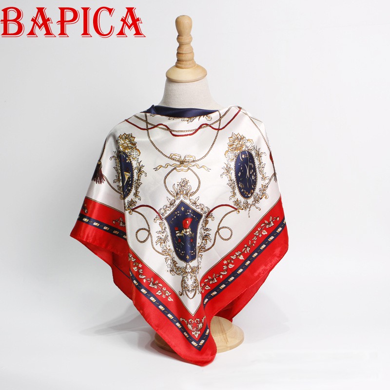Khăn bandana làm áo 90x90 turban lụa vuông,khăn bandana choàng cổ đội đầu C2