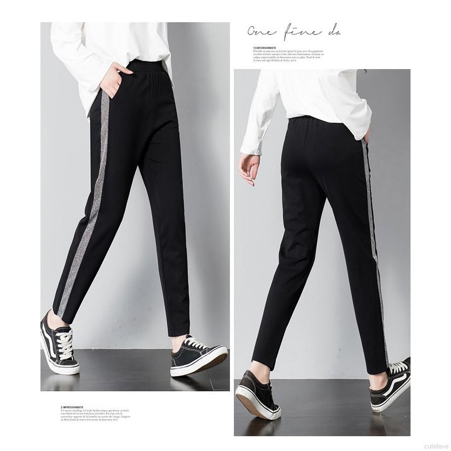 Korea Joker Hot Ins Slacks Women Trouser With Trim Pants | BigBuy360 - bigbuy360.vn