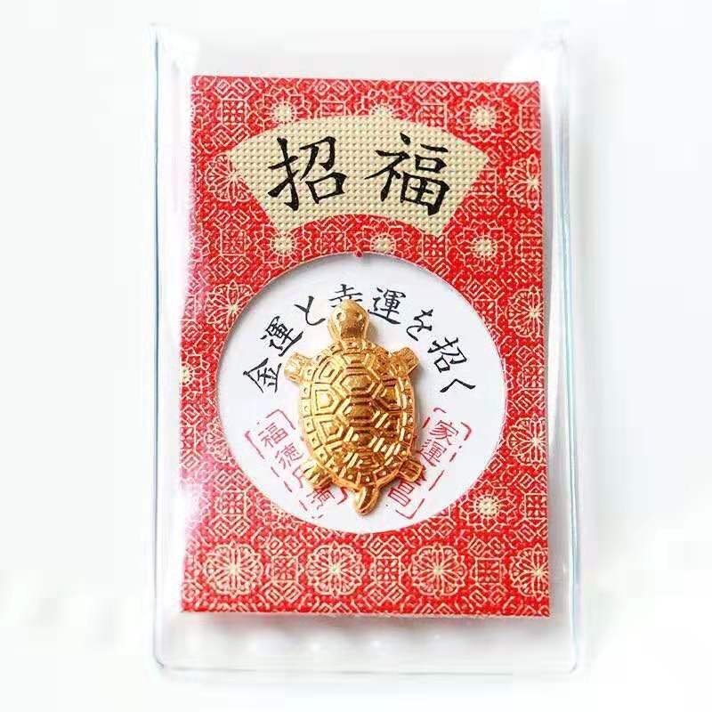 Phụ kiện trang trí hình rùa vàng may mắn