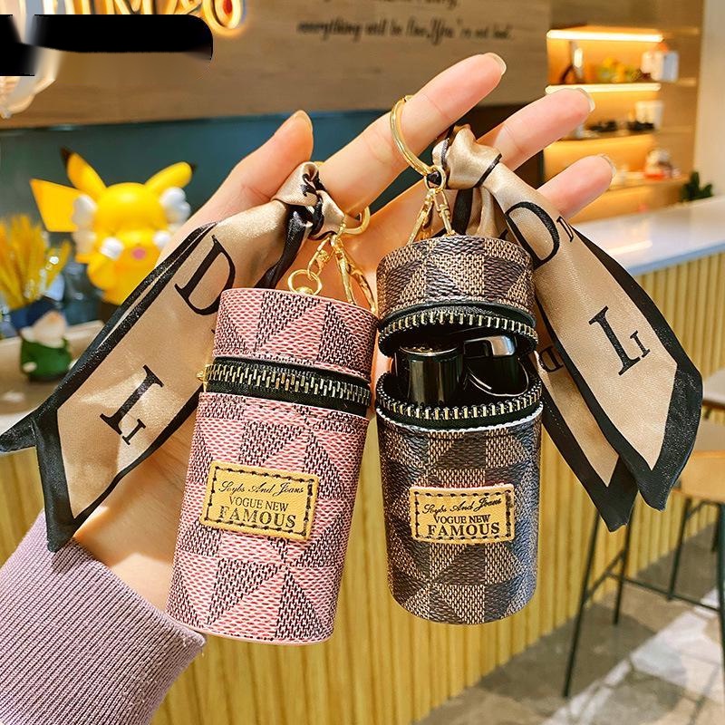 phụ kiện handmade cục bông treo túi phụ kiện trang trí túi xách trang trí balo charm móc khoá charm đeo túi Túi Vải Lụa Đựng Son Môi Chìa Khóa Sức Chứa Lớn Sáng Tạo Cho Cặp Đôi Backpa