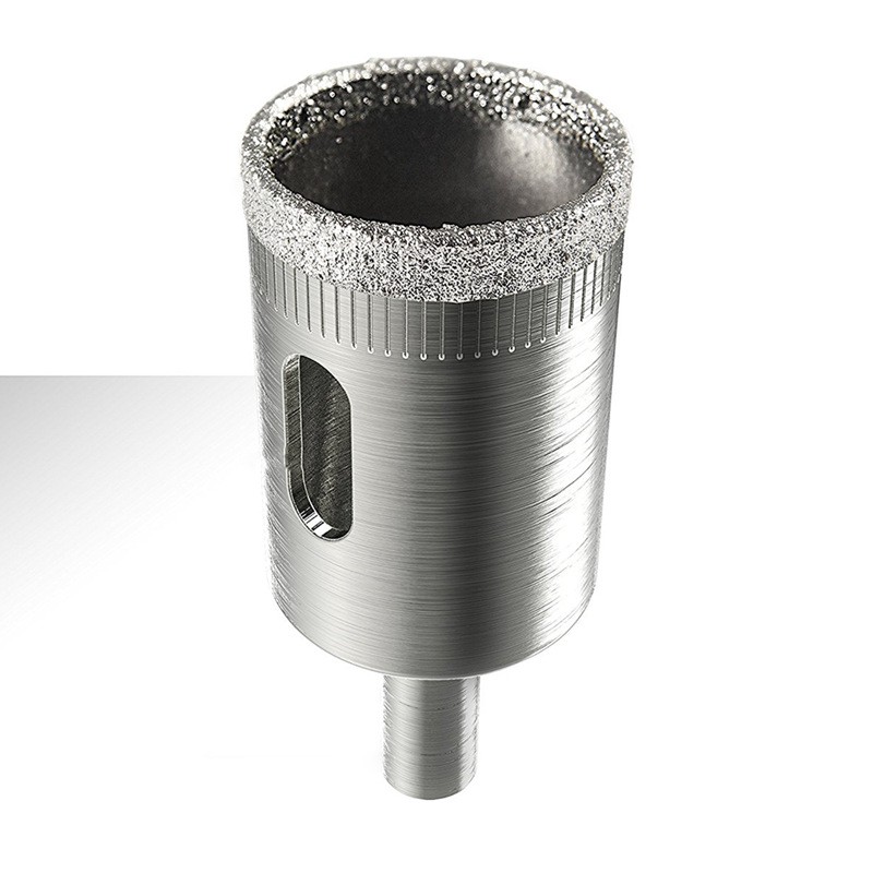 Bộ 12 đầu khoan kim cương đục lỗ kính/gạch chuyên dụng