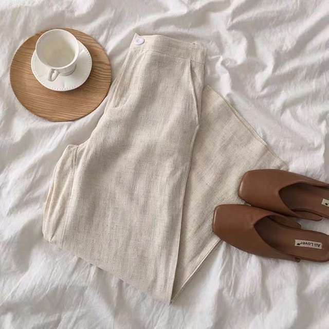 Set quần cullotes + áo sơmi kẻ xinhhhhh ulzzanggggg